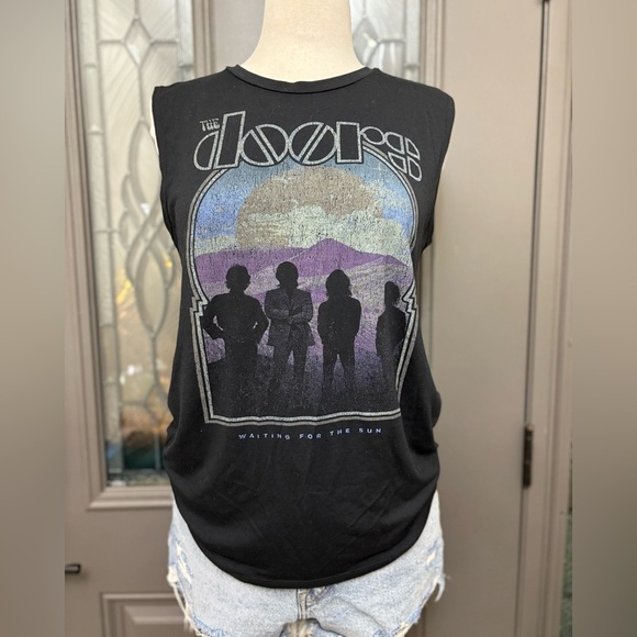 The Doors Waiting for the Sun Graphic Sleeveless Tee Size XL - Picture 3 of 6